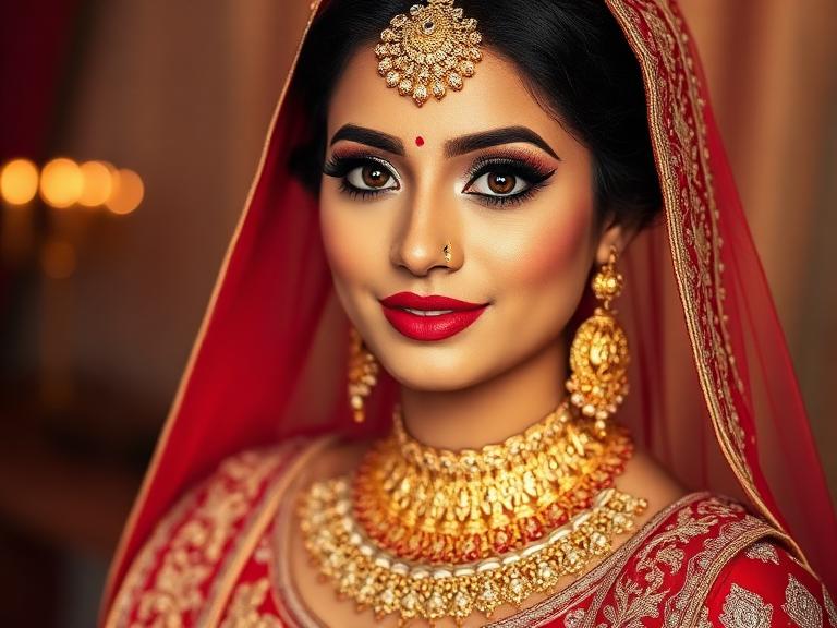 Bridal Transformation · Hoshiarpur — after